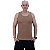 Regata Malha Canelada Masculina Modelo Americano MXD Conceito Cores Básicas Café - Imagem 1