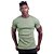Camiseta Masculina Malha Canelada Tradicional MXD Conceito Verde Militar - Imagem 2