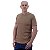 Camiseta Masculina Malha Canelada Tradicional MXD Conceito Bege - Imagem 1