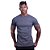 Camiseta Masculina Malha Canelada Tradicional MXD Conceito Mescla Preto - Imagem 1
