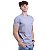 Camiseta Masculina Malha Canelada Tradicional MXD Conceito Cinza - Imagem 4