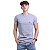 Camiseta Masculina Malha Canelada Tradicional MXD Conceito Cinza - Imagem 3