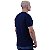 Camiseta Masculina Malha Trabalhada Tradicional MXD Conceito Azul Marinho - Imagem 3