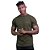 Camiseta Masculina Malha Trabalhada Tradicional MXD Conceito Verde Militar - Imagem 1