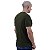 Camiseta Masculina Malha Trabalhada Tradicional MXD Conceito Verde Militar - Imagem 3