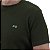 Camiseta Masculina Malha Trabalhada Tradicional MXD Conceito Verde Militar - Imagem 2