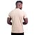 Camiseta Masculina Malha Trabalhada Tradicional MXD Conceito Bege - Imagem 4