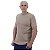 Camiseta Masculina Malha Trabalhada Tradicional MXD Conceito Bege - Imagem 1