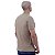 Camiseta Masculina Malha Trabalhada Tradicional MXD Conceito Bege - Imagem 3