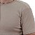 Camiseta Masculina Malha Trabalhada Tradicional MXD Conceito Bege - Imagem 2