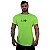 Camiseta Longline Masculina Estampado MXD Conceito Logo Centralizada Amarelo Fluorescente - Imagem 1