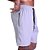 Bermuda Praia em Tactel com Elastano Masculino MXD Conceito Bolso Com Ziper Cinza Claro - Imagem 7