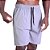 Bermuda Praia em Tactel com Elastano Masculino MXD Conceito Bolso Com Ziper Cinza Claro - Imagem 1