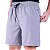 Bermuda em Tactel com Elastano Masculino MXD Conceito Bolso Com Ziper Cinza Claro - Imagem 2
