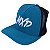 Boné Trucker Exclusivo MXD Conceito Masculino Estampado em Relevo Nuno Azul - Imagem 2