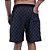 Bermuda em Tactel com Elastano Masculino MXD Conceito 3 Bolsos Xadrez Preto e Chumbo - Imagem 2