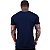 Camiseta Dry Premium Tradicional MXD Conceito Fit em 100% Poliamida String Furadinho Azul Marinho - Imagem 2