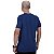 Camiseta Dry Premium Tradicional MXD Conceito Fit em 100% Poliamida String Furadinho Azul Marinho - Imagem 3