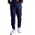 Calça New Moletom Careca Masculina com Zíper no Bolso MXD Conceito Azul Marinho - Imagem 4