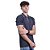 Camisa Gola Polo Masculina Malha 50% Algodão 50% Poliéster Penteado Rentex MXD Conceito Mescla Preto - Imagem 3