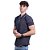 Camisa Gola Polo Masculina Malha 50% Algodão 50% Poliéster Penteado Rentex MXD Conceito Mescla Preto - Imagem 1
