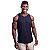 Regata Viscose Cavada Longline Masculina Premium MXD Conceito Preto - Imagem 1