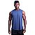 Regata Viscose Machão Longline Masculina Premium MXD Conceito Azul Marinho - Imagem 1