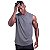 Regata Viscose Machão Longline Masculina Premium MXD Conceito Mescla Escuro - Imagem 2