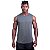 Regata Poliamida Machão Longline Masculina Premium MXD Conceito Chumbo - Imagem 1