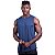 Regata Poliamida Machão Longline Masculina Premium MXD Conceito Azul Marinho - Imagem 2