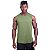 Regata Poliamida Machão Longline Masculina Premium MXD Conceito Verde Oliva - Imagem 1