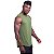 Regata Poliamida Machão Longline Masculina Premium MXD Conceito Verde Oliva - Imagem 2