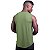 Regata Poliamida Machão Longline Masculina Premium MXD Conceito Verde Oliva - Imagem 4