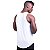 Regata Poliamida Cavada Longline Masculina Premium MXD Conceito Branco - Imagem 3