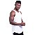 Regata Poliamida Cavada Longline Masculina Premium MXD Conceito Branco - Imagem 2
