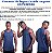 Regata Poliamida Cavada Longline Masculina Premium MXD Conceito Azul Marinho - Imagem 5