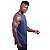 Regata Poliamida Cavada Longline Masculina Premium MXD Conceito Azul Marinho - Imagem 2