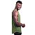 Regata Poliamida Cavada Longline Masculina Premium MXD Conceito Verde Oliva - Imagem 3