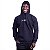 Blusa Moletom Peluciado Bolso Canguru e Capuz Preto MXD Conceito Logo - Imagem 2
