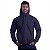Blusa Moletom Masculino Peluciado Bolso Canguru e Capuz Preto Básico - Imagem 1