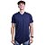 Camiseta Longline Decote V Masculina MXD Conceito 100% Algodão 30.1 Penteado PIMA-USA Azul Marinho - Imagem 1