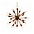 Pendente Sputnik Cobre Para 19 Lâmpadas E-27 - Imagem 1