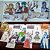 PACK 6 TOALHAS ICHIBAN KUJI ONE PIECE GIRLS COLLECTION KAIN  100% ORIGINAL LACRADO - Imagem 2