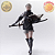 NIER REPLICANTE KID SQUARE ENIX BRINKS ARTS ARTICLADO  100% ORIGINAL LACRADO - Imagem 3