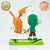 TAKERU E PATAMON BASE DIORAMA DIGIMON DXF BANPRESTO 100% ORIGINAL LACRADO - Imagem 3