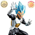 VEGETA SSJ BLUE TRANSCEDENCE DB HEROES BANPRESTO 100% ORIGINAL SEM CAIXA - Imagem 2