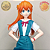 ASUKA LANGLEY COLEGIAL NEON GENESIS EVANGELION SEGA 100% ORIGINAL LACRADO - Imagem 3