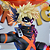 KATSUKI BAKUGO GOD DYNAMIGHT MY HERO ACADEMIA FIGHT ON! MASTERLISE ICHIBAN KUJI LETRA B BANDAI 100% ORIGINAL SEM CAIXA - Imagem 2