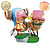 TONY TONY CHOPPER COM RAPOZINHA ONE PIECE ADVENTURE FIGURE BANPRESTO 100% ORIGINAL LACRADO - Imagem 1