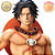 PORTGAS D. ACE ONE PIECE GRANDISTA BANPRESTO 100% ORIGINAL LACRADO - Imagem 2